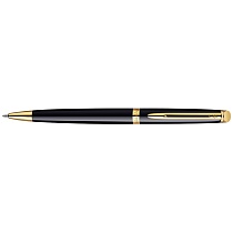 Ручка шариковая Waterman Hemisphere Mars Black GT, толщина линии M, позолота 23К